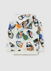 Ovs French Terry Full-Zip Sweatshirt With Print